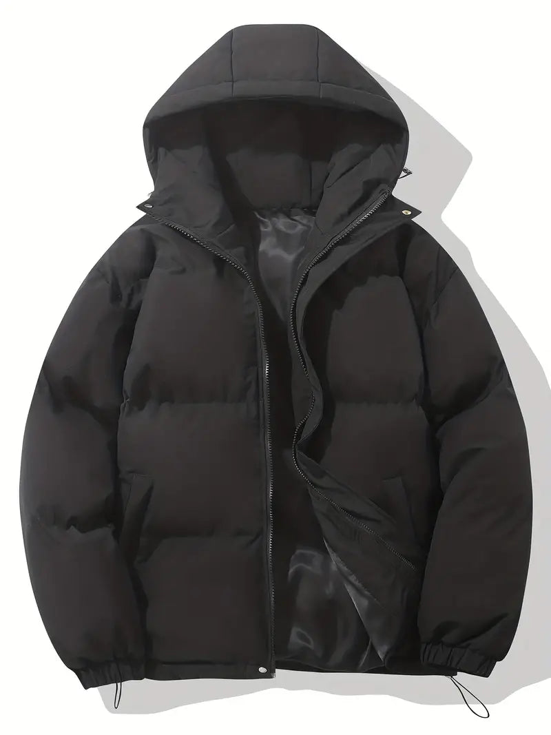 Women's Winter Puffer Jacket - Warm Hooded Outerwear