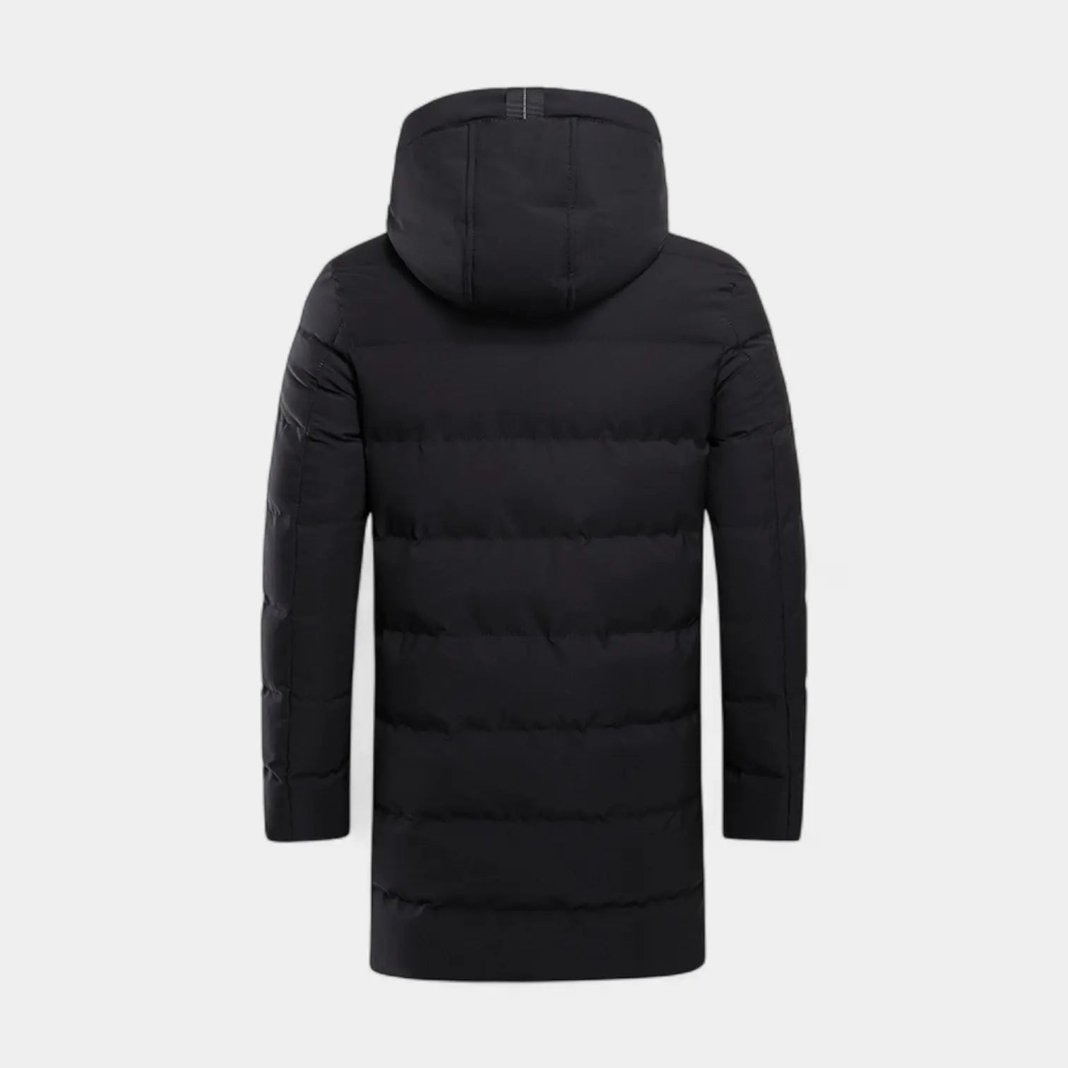 Men’s Long Puffer Parka – Insulated Winter Jacket with Hood Nuvella-Lane