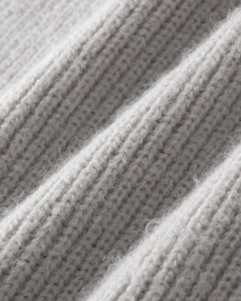 men’s knit sweater, half zip jumper, ribbed knit, cotton blend, casual winter wear Nuvella-Lane