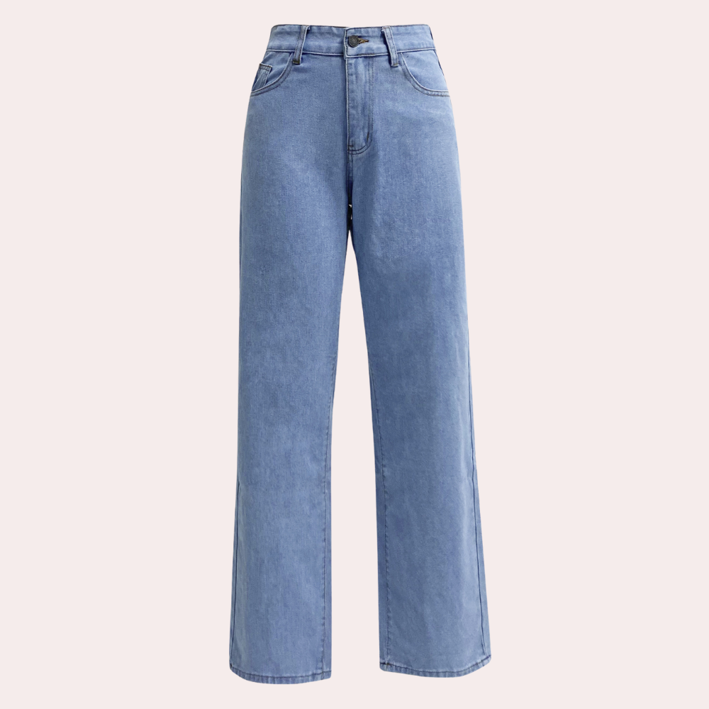High-Waisted Wide Leg Jeans for Women – Relaxed Fit Denim