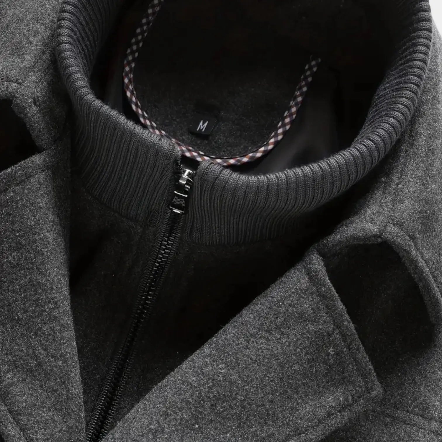 Men’s Wool-Blend Overcoat – Tailored Winter Coat with Removable Inner Layer Nuvella-Lane