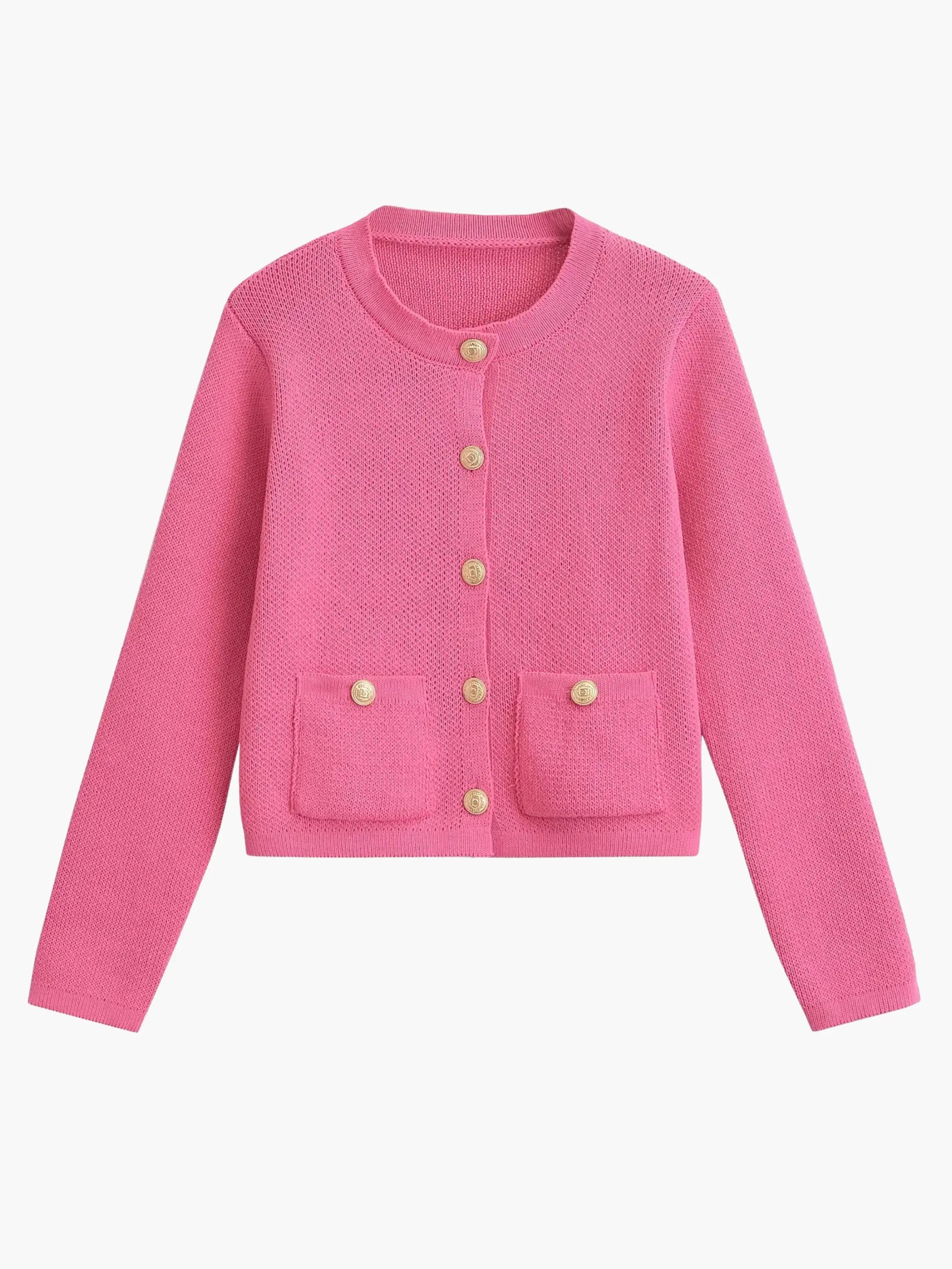 Women’s Button-Down Cardigan with Pockets