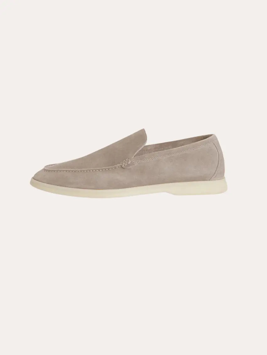 Loafer No.5 - Premium Apricot Suede Loafers for Men Nuvella-Lane