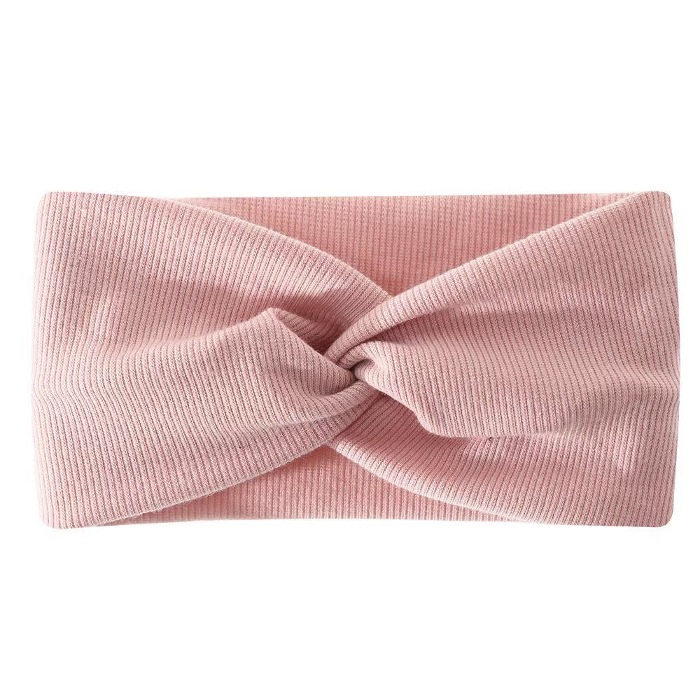 Ribbed Knotted Headband – Women's Wide Knit Hairband