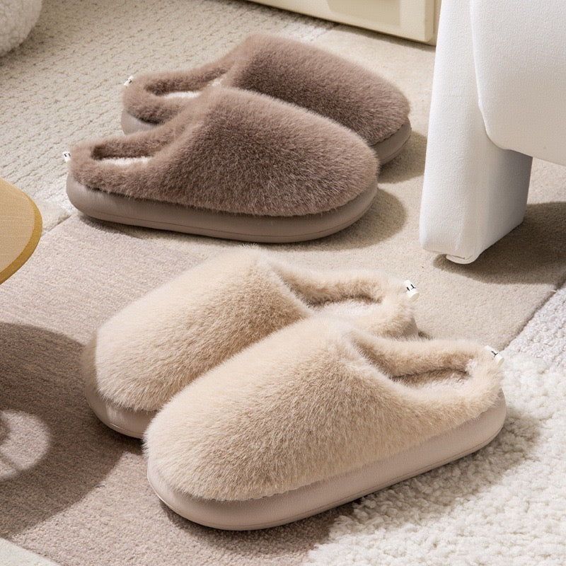 Women’s Fluffy Indoor Slippers – Soft Winter Home Shoes
