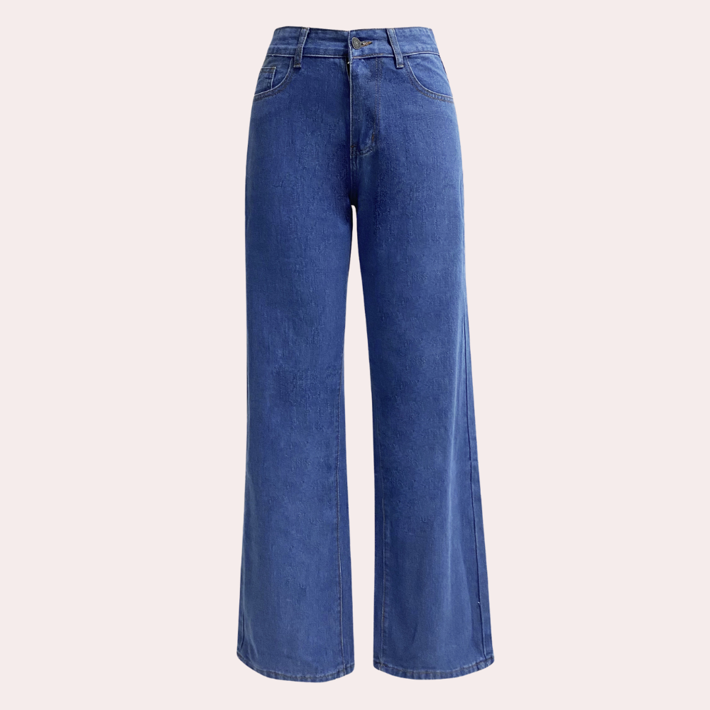 High-Waisted Wide Leg Jeans for Women – Relaxed Fit Denim