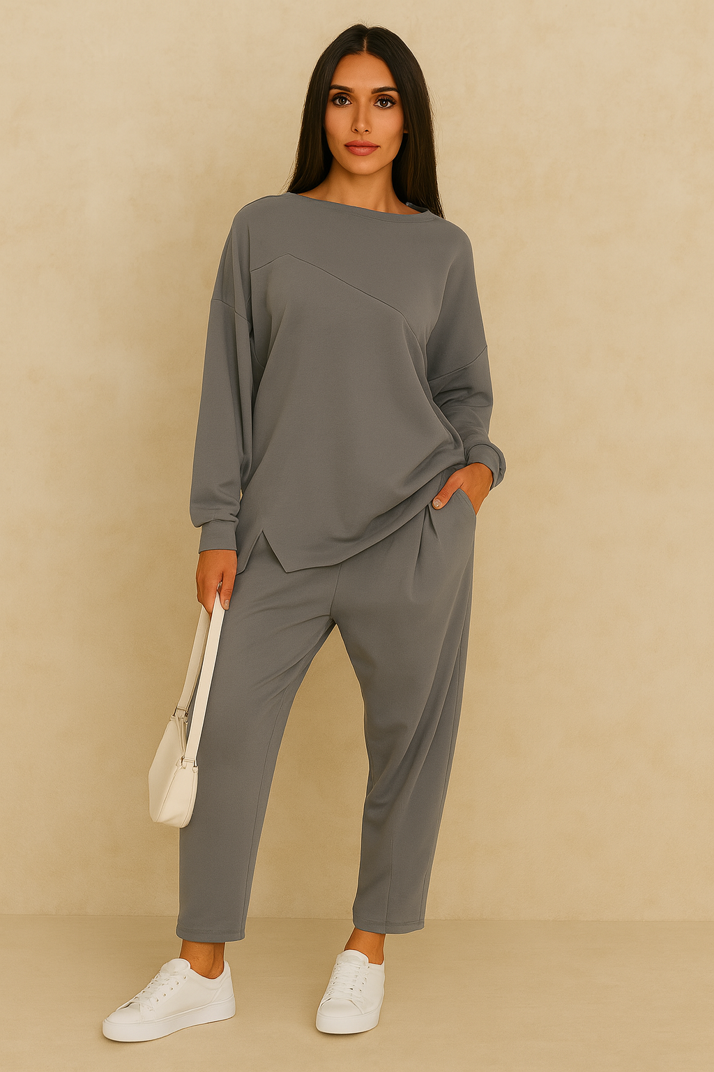 White Lounge Set for Women | Minimalist & Comfortable