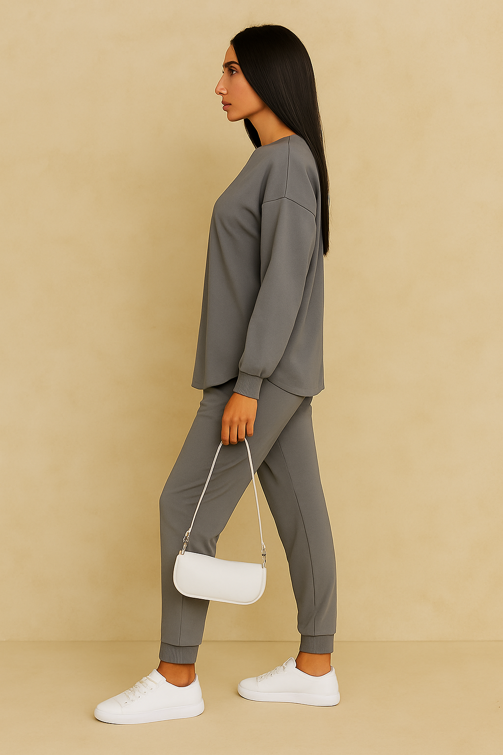 White Lounge Set for Women | Minimalist & Comfortable