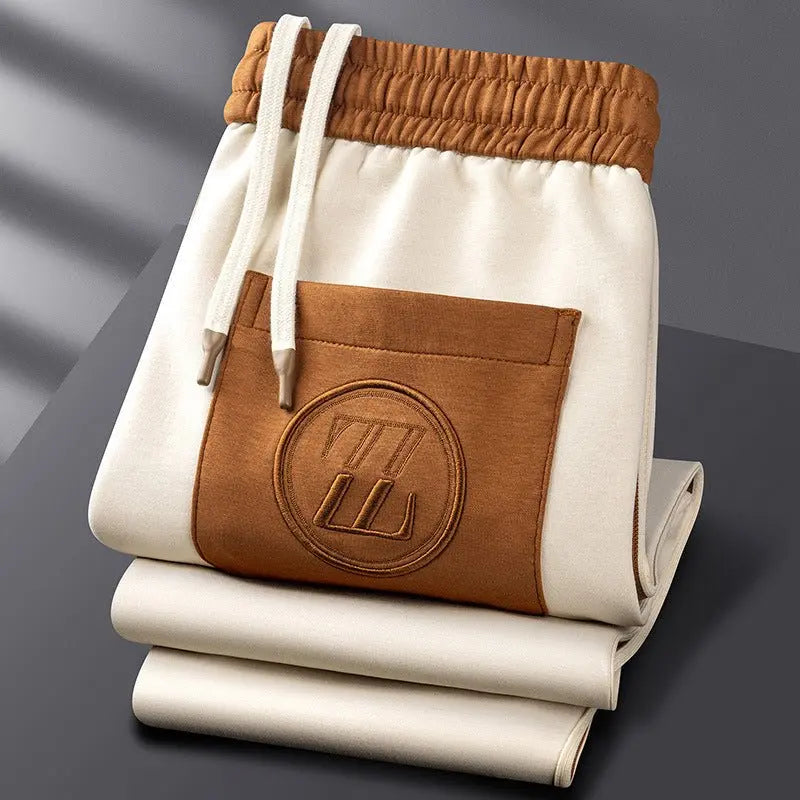 Men’s Retro Zip-Up Tracksuit Set – Two-Piece Jogger Suit with Contrast Trim Nuvella-Lane